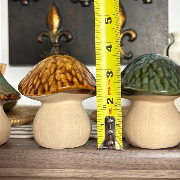 🆕Bundle Of 3 Ceramic Mushrooms - Picture 5 of 5